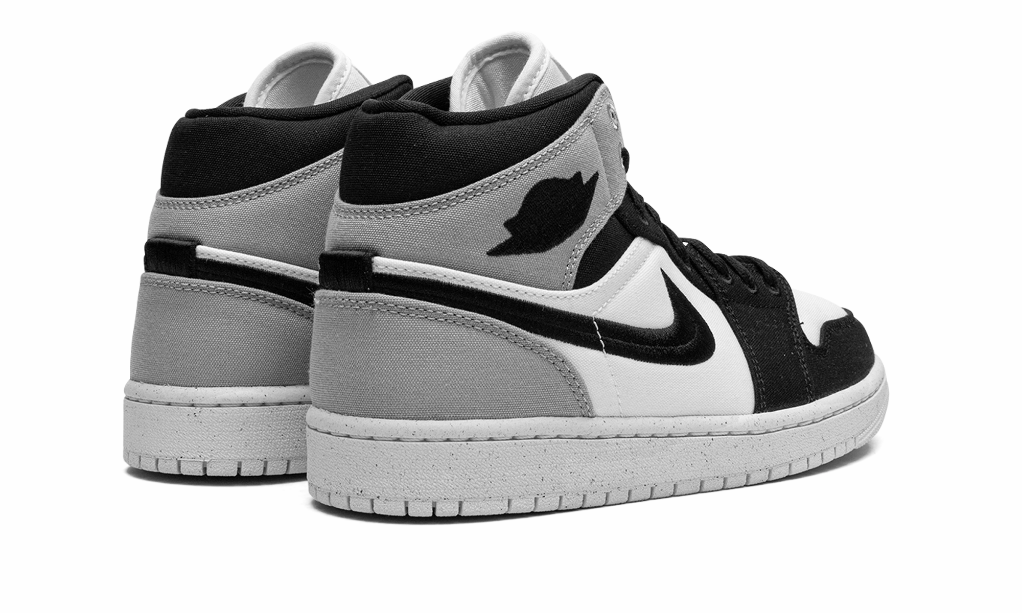 AIR JORDAN 1 MID SE WMNS "Light Steel Grey" Regular Style Breath Grip