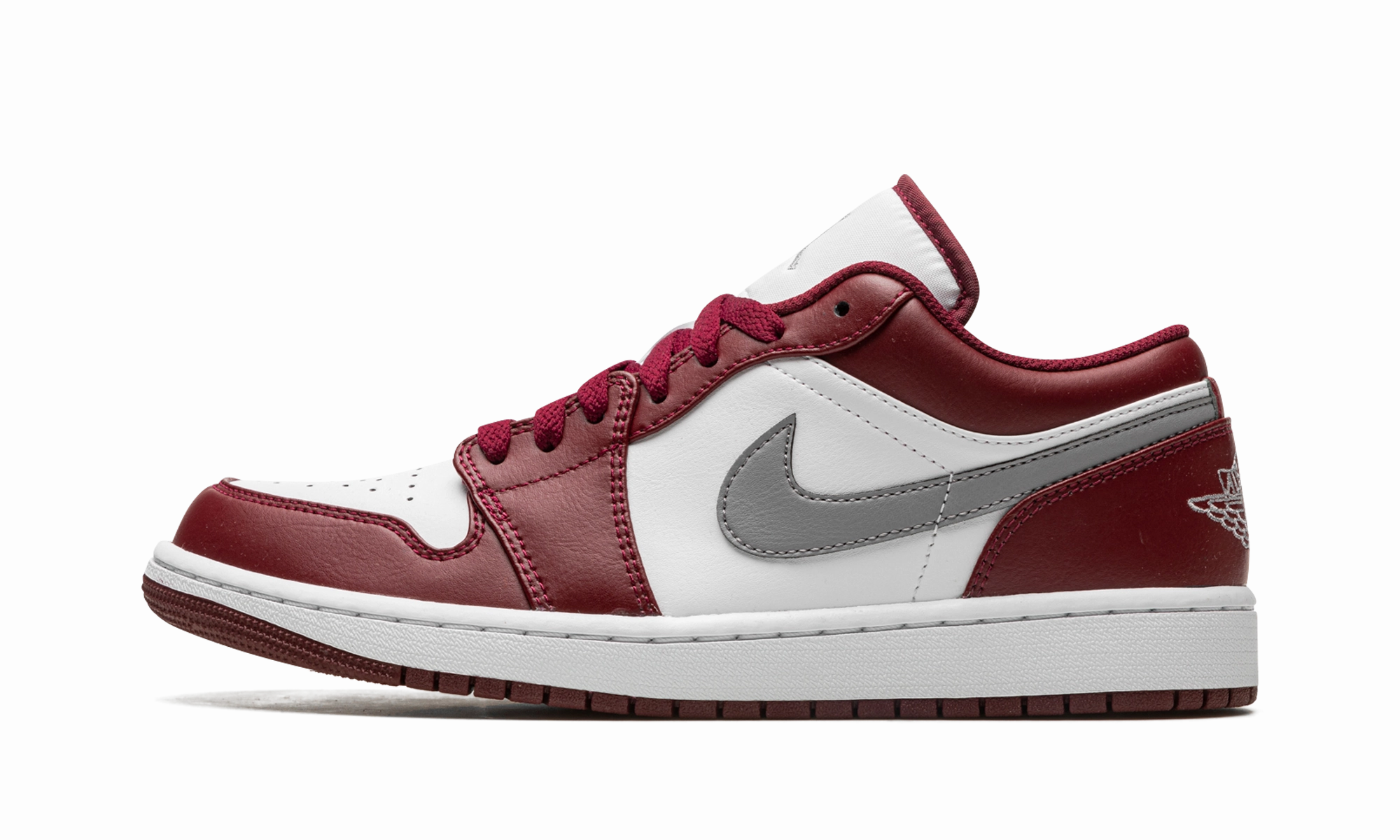 Vibrant sole Flex Step Air Jordan 1 Low "Bordeaux"