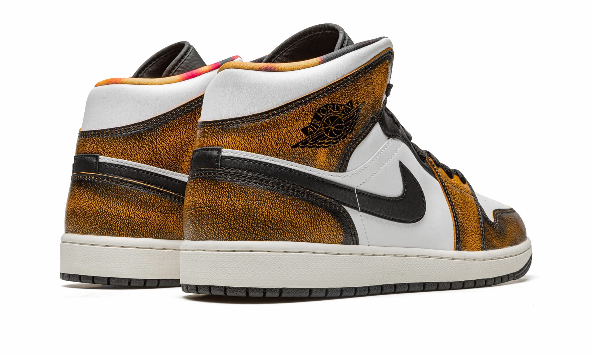 Quick Movement Air Jordan 1 Mid SE "Orange Wear Away"