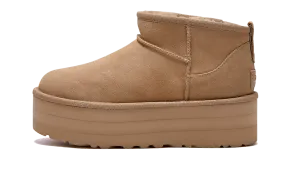 UGG Classic Ultra Mini Platform Boot Mustard Seed Flex Ease