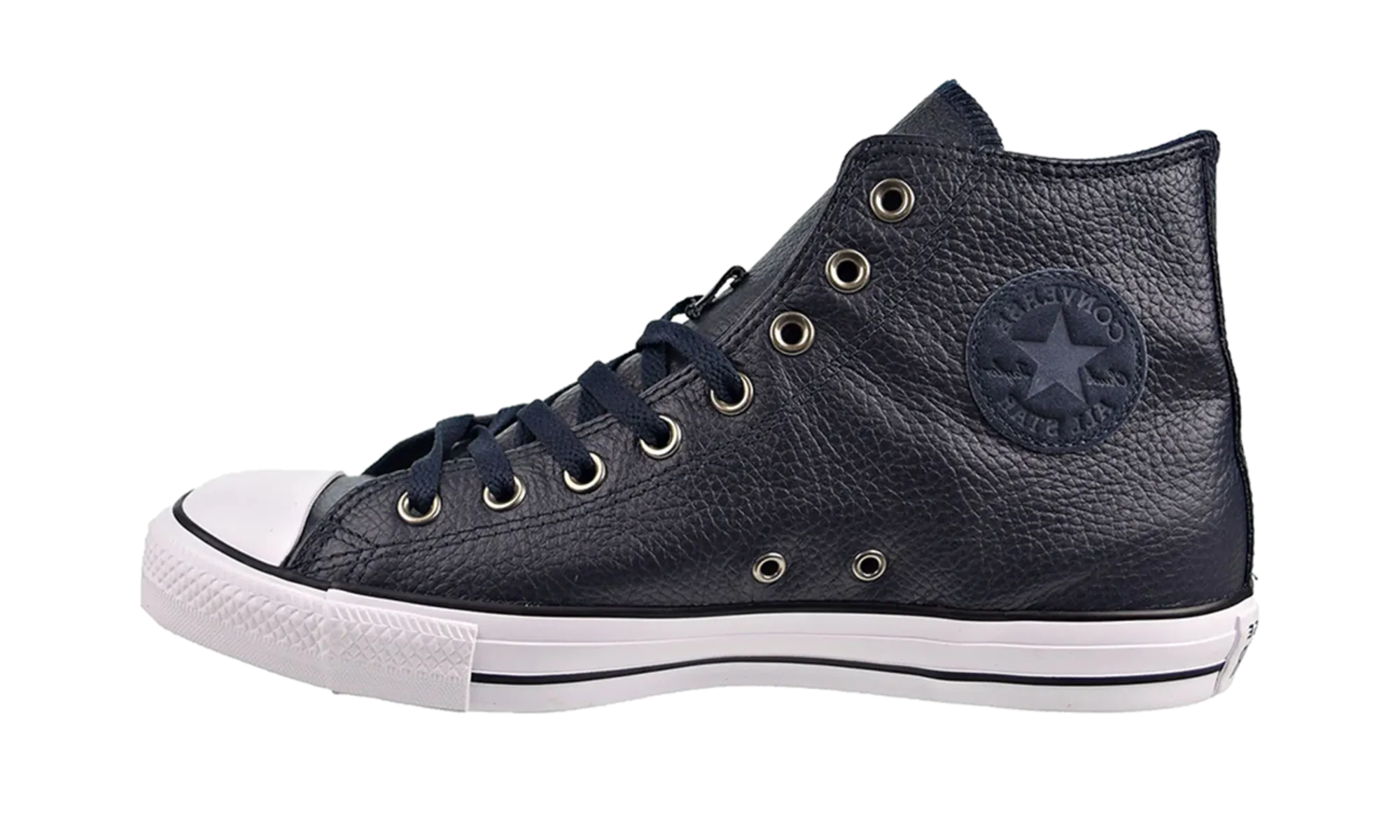 Senior Friendly Chuck Taylor All Star Hi "Leather - Dark Obsidian Blue/White/Black"