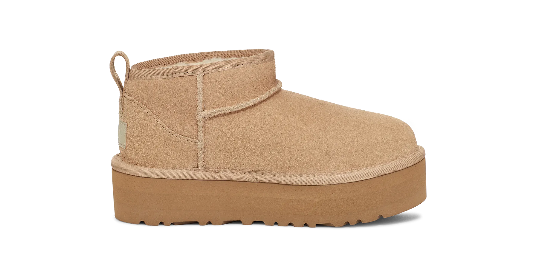photo look Space Base UGG Classic Ultra Mini Platform Boot Sand (Kids)