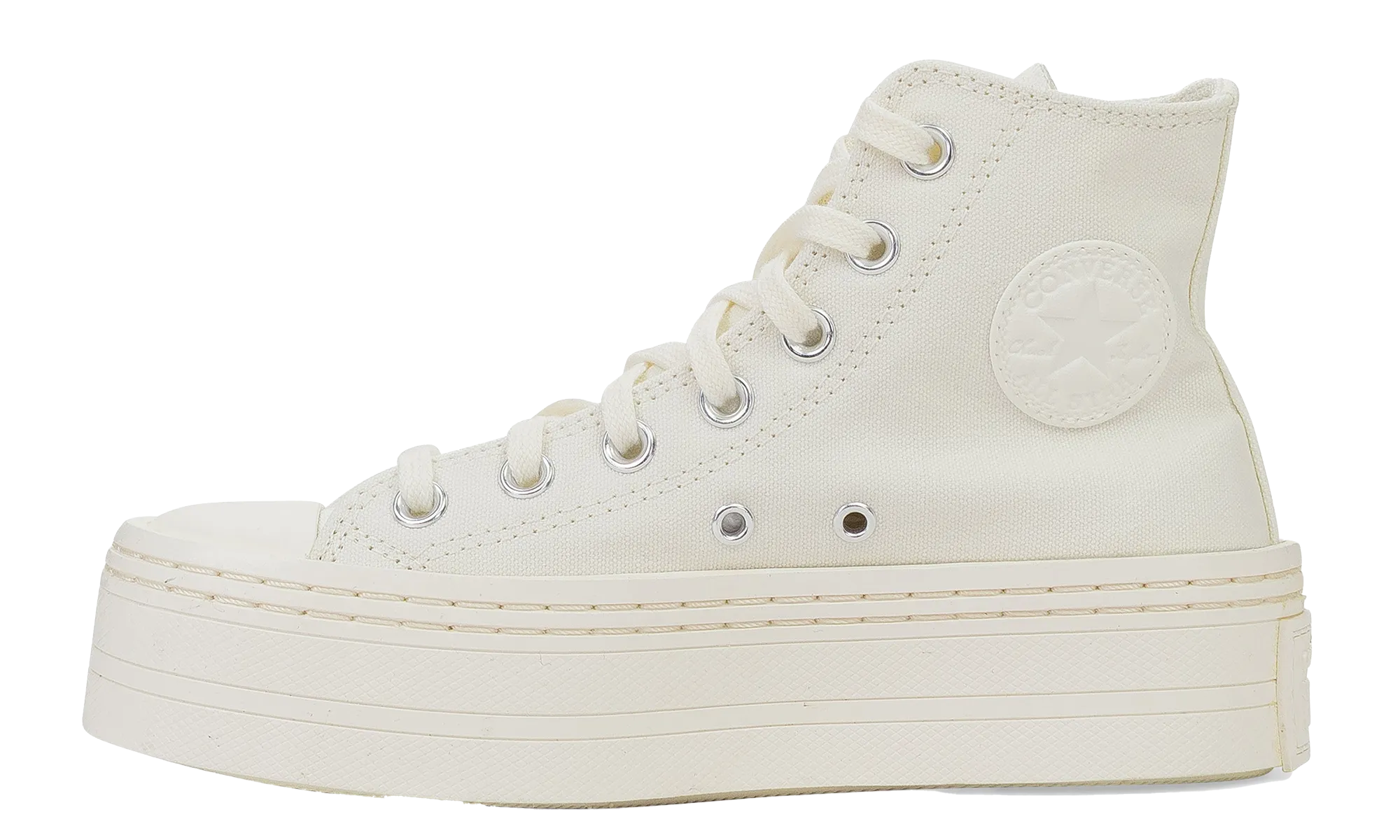Jogger Style Chuck Taylor All Star Modern Lift Platform High "Cream"