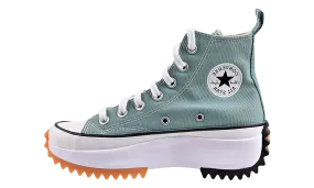 Street Cool casual outing Run Star Hike Platform Hi "Jade Unity-Black-White"