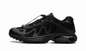 XT-Whisper "Black Asphalt" hook - and - loop running option half - marathon shoes