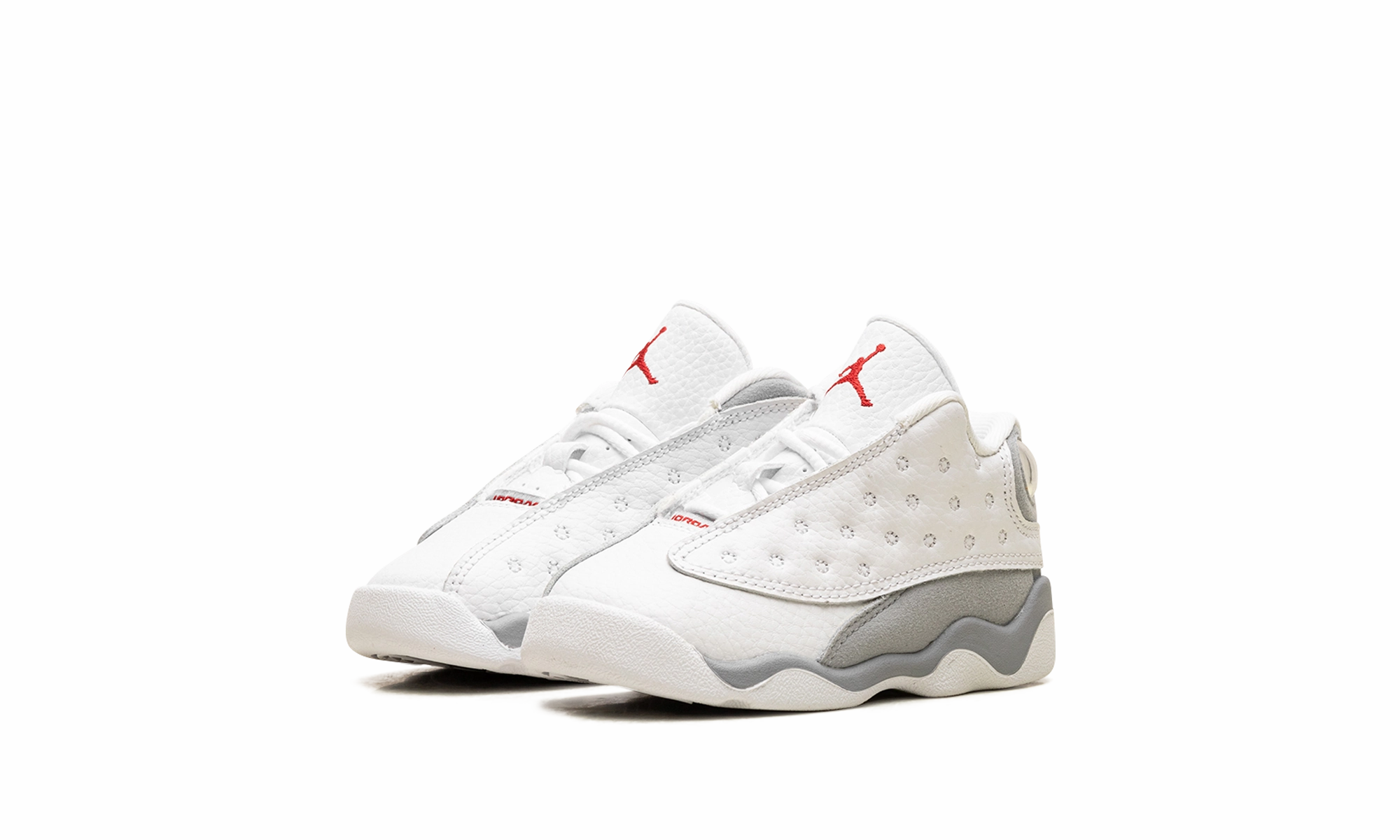 Air Jordan 13 Retro TD "Wolf Grey" Impact-absorbing durability Grip Control