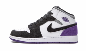 Air Jordan 1 Mid SE GS "Court Purple Suede" Fashion-forward flexibility