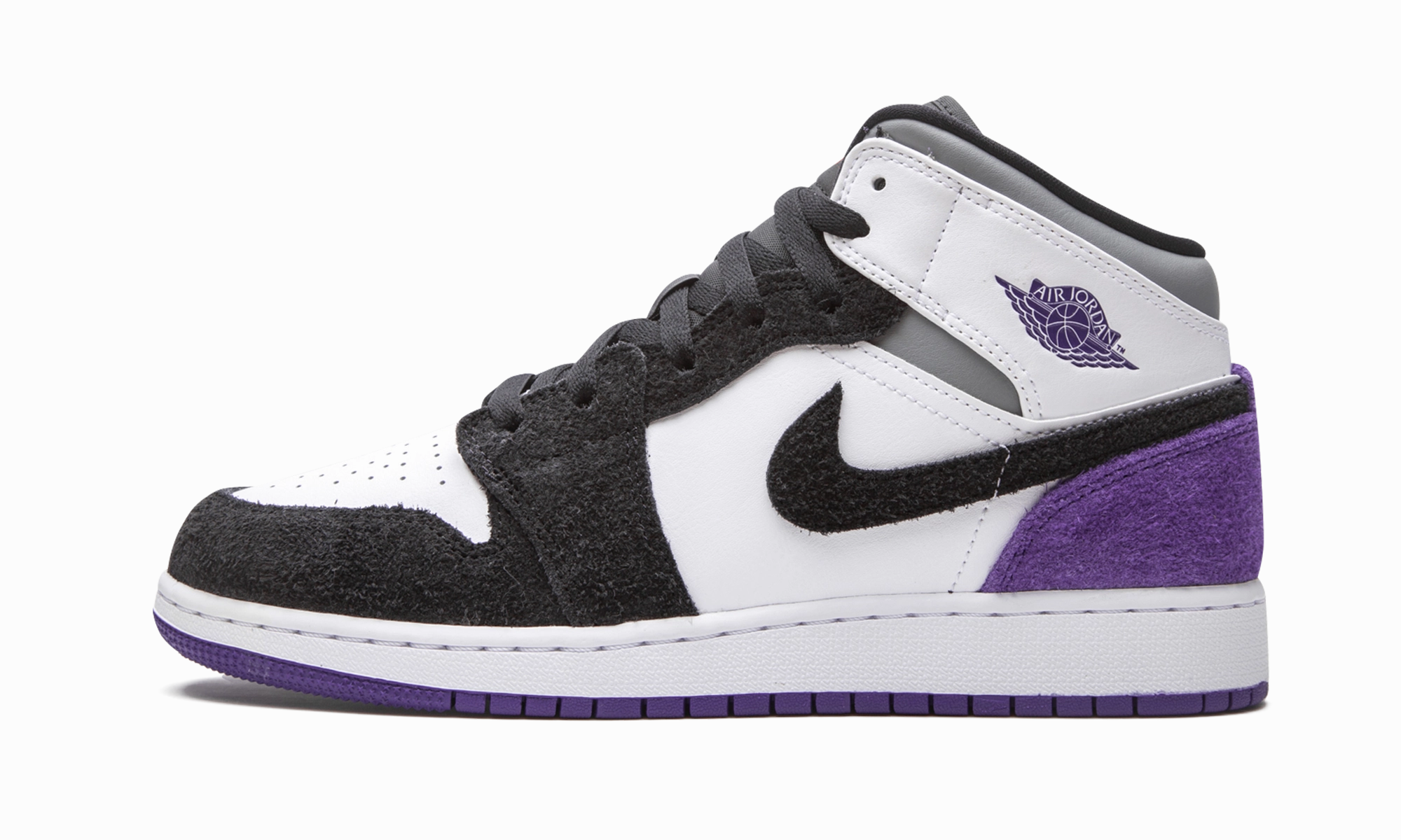 Air Jordan 1 Mid SE GS "Court Purple Suede" Fashion-forward flexibility
