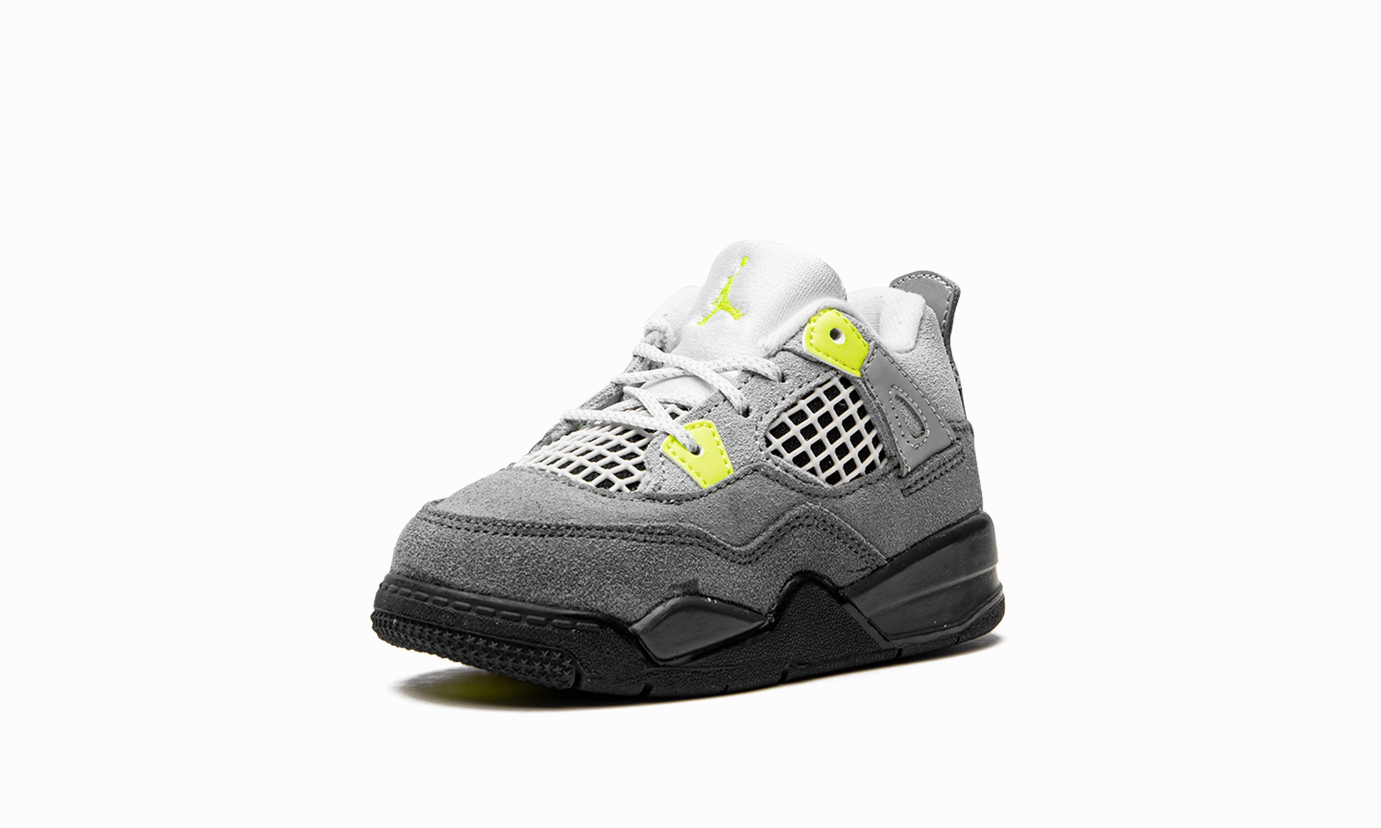 Running Vibe Neutral Base Air Jordan 4 Retro SE TD "Neon"