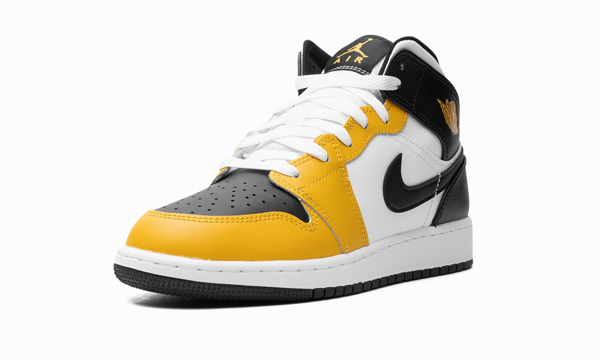 Run Fast AIR JORDAN 1 MID GS "YELLOW OCHRE"