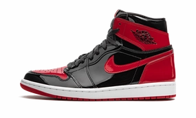 Sleek Style Cushioned arch Air Jordan 1 Retro High OG "Patent Bred"