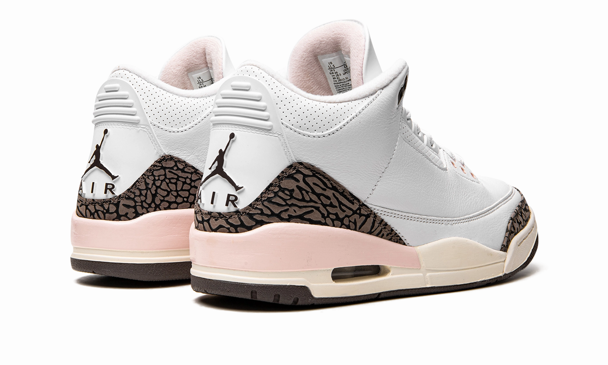 AIR JORDAN 3 WMNS "Dark Mocha" Weekend Sport Outdoor Performance