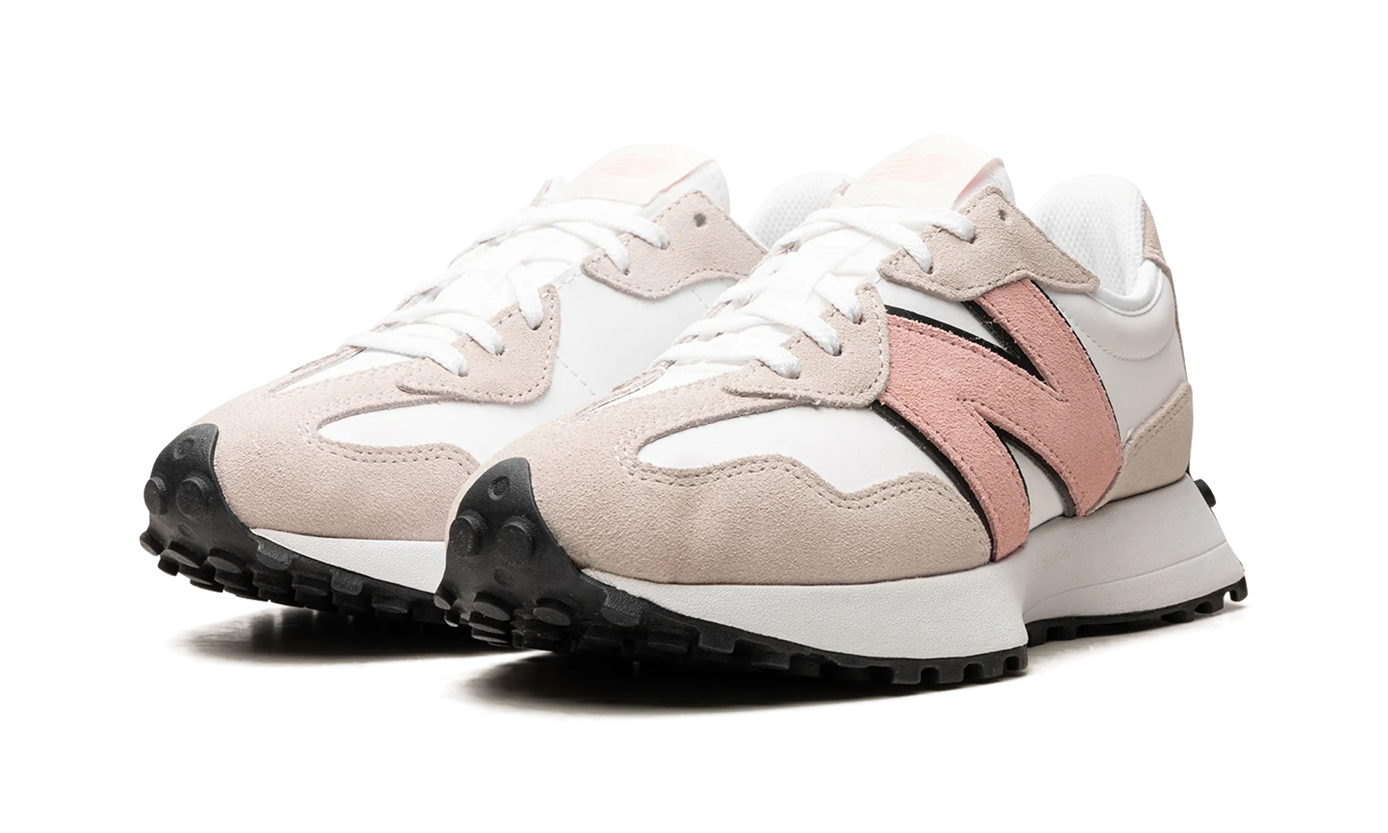 327 WMNS "White Pink Haze" evening run Light Run