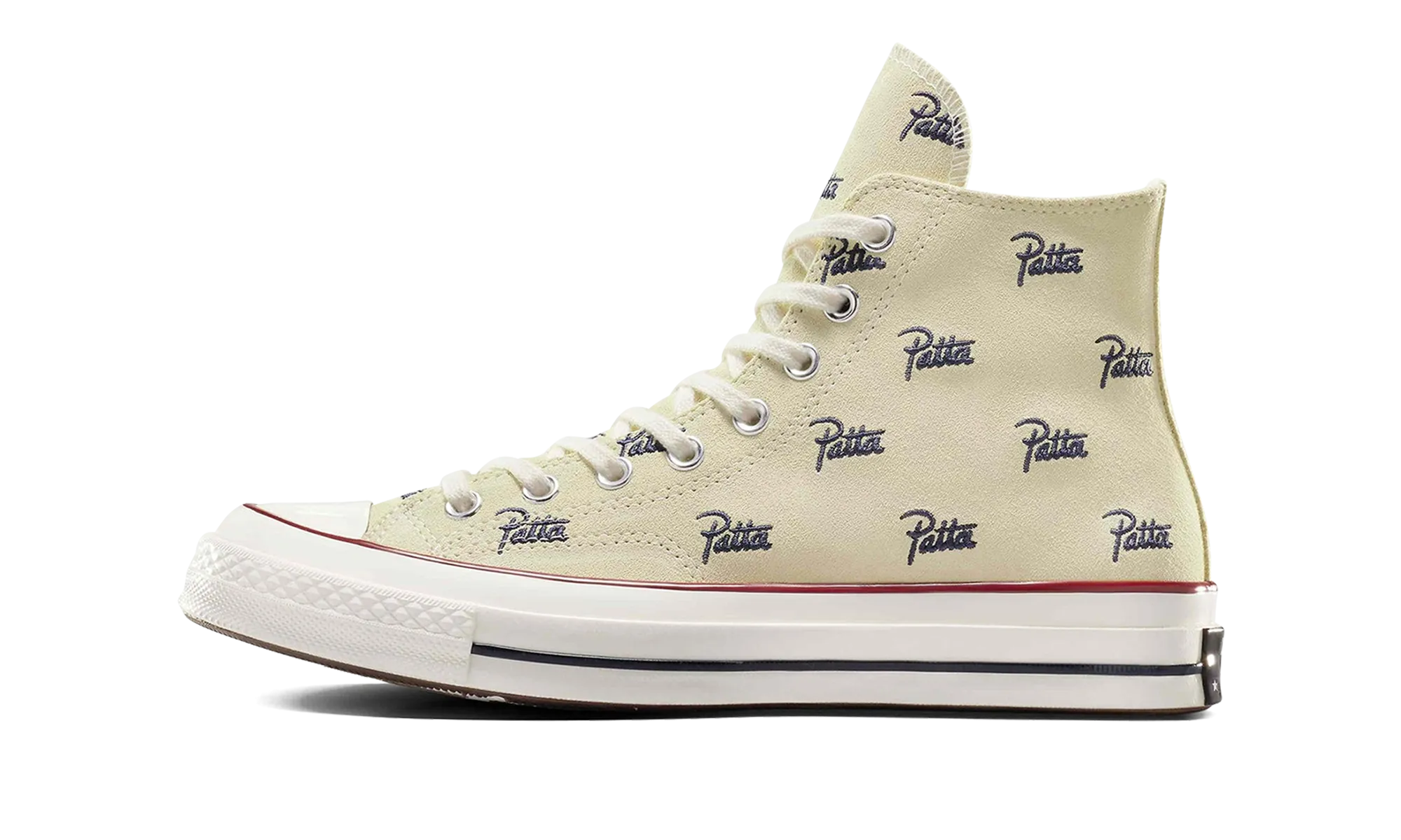 Chuck 70 Hi "Patta Mini Logo Pack Natural Ivory" Stone Path