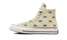 Chuck 70 Hi "Patta Mini Logo Pack Natural Ivory" Stone Path