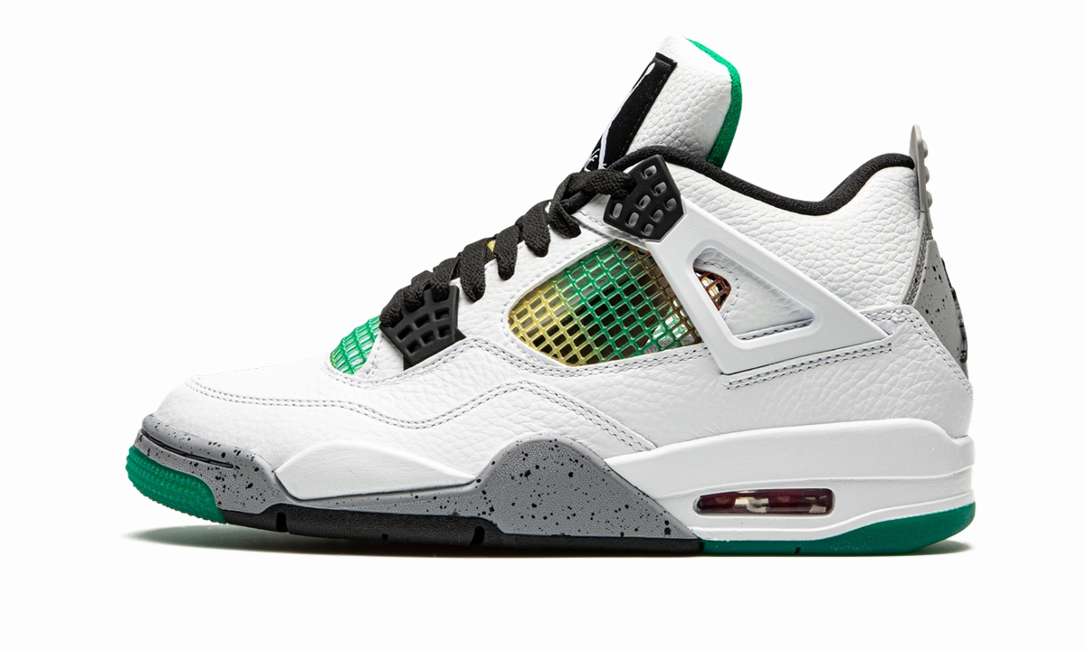 Ultra-soft comfort Athletic Aesthetic Air Jordan 4 Retro WMNS "Rasta - Lucid Green"