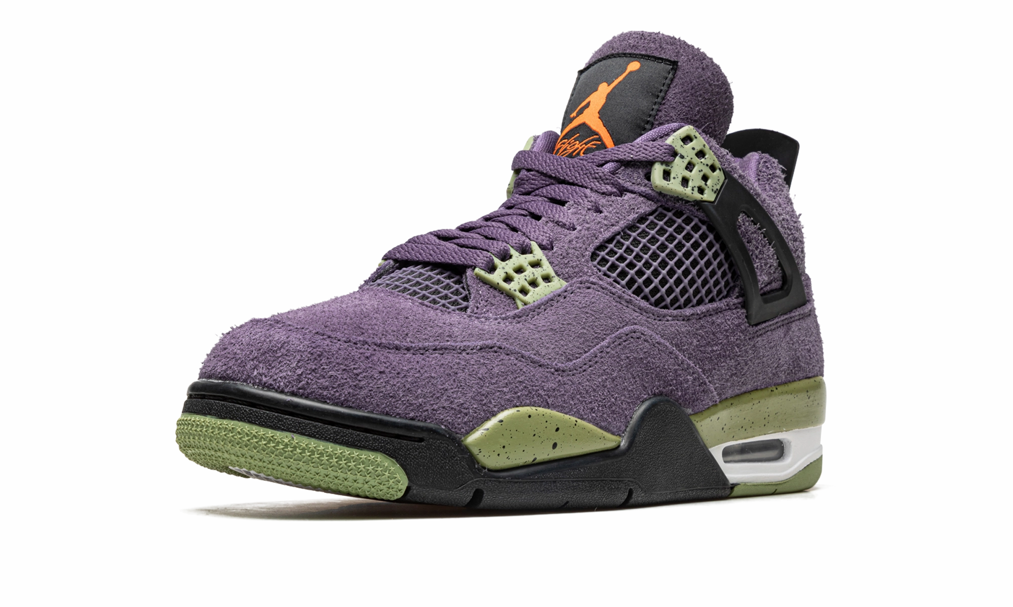 Ultra-soft feel Vibrant lining Air Jordan 4 WMNS "Canyon Purple"
