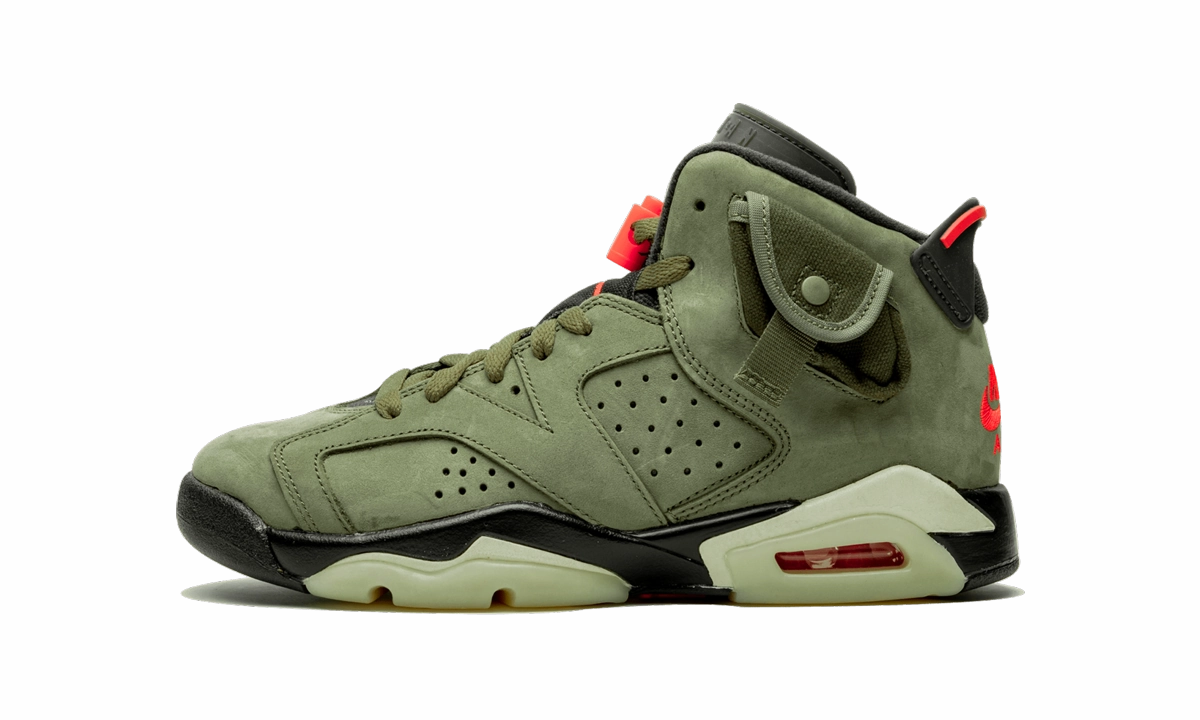 Air Jordan 6 Retro GS "Cactus Jack - Travis Scott" Renewable running in a mountain range shoes
