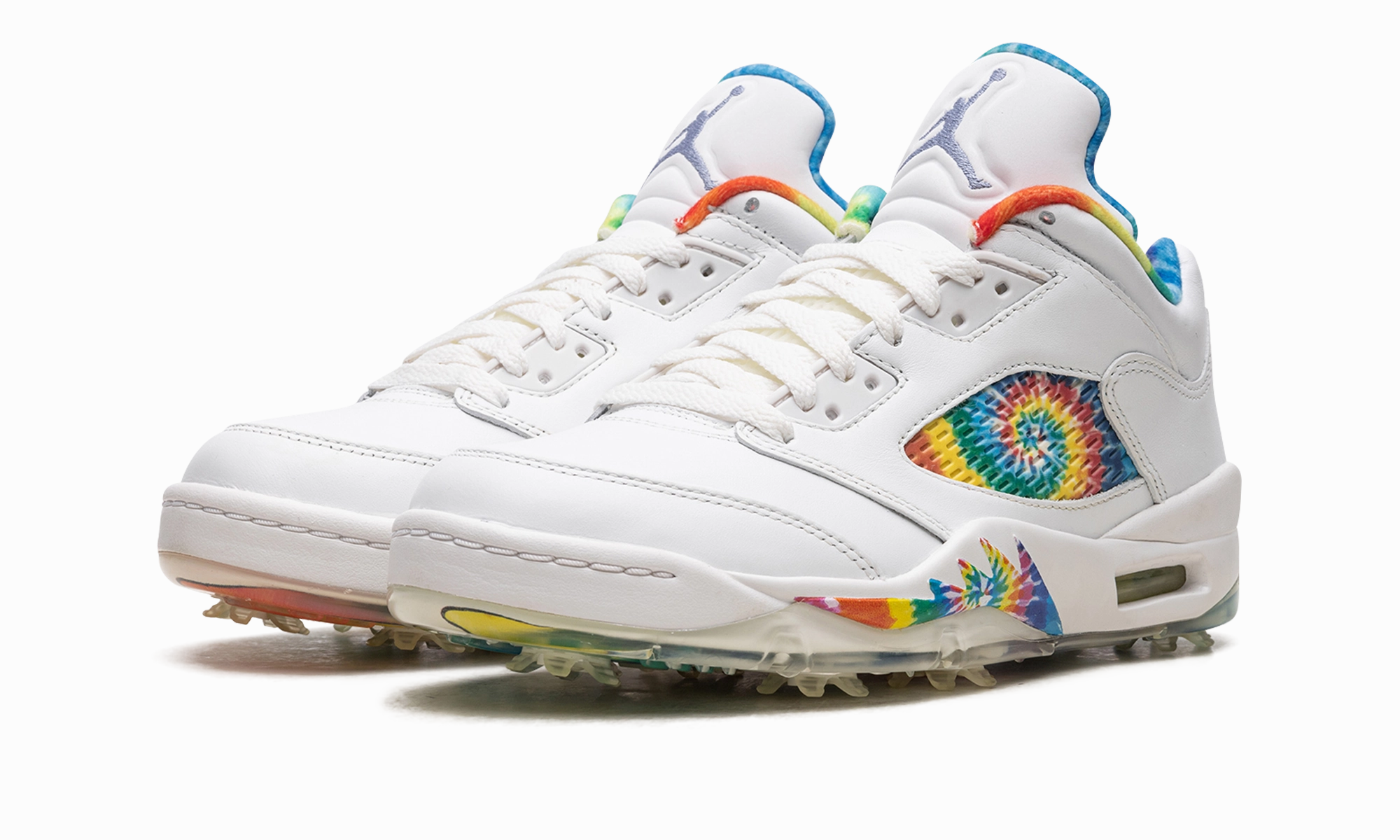 curling shoes Recycled materials Air Jordan 5 Low Golf "Peace, Love, and Golf"