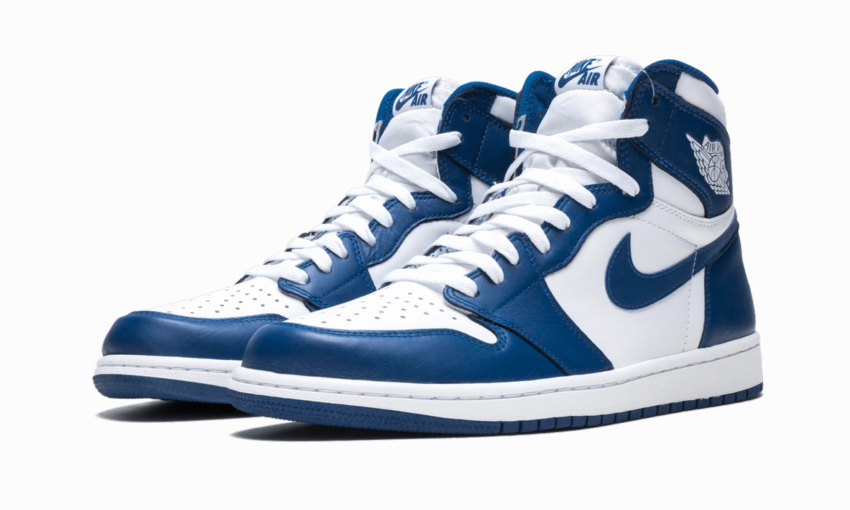 Air Jordan 1 Retro High OG "Storm Blue" Smooth Form Layered cushioning