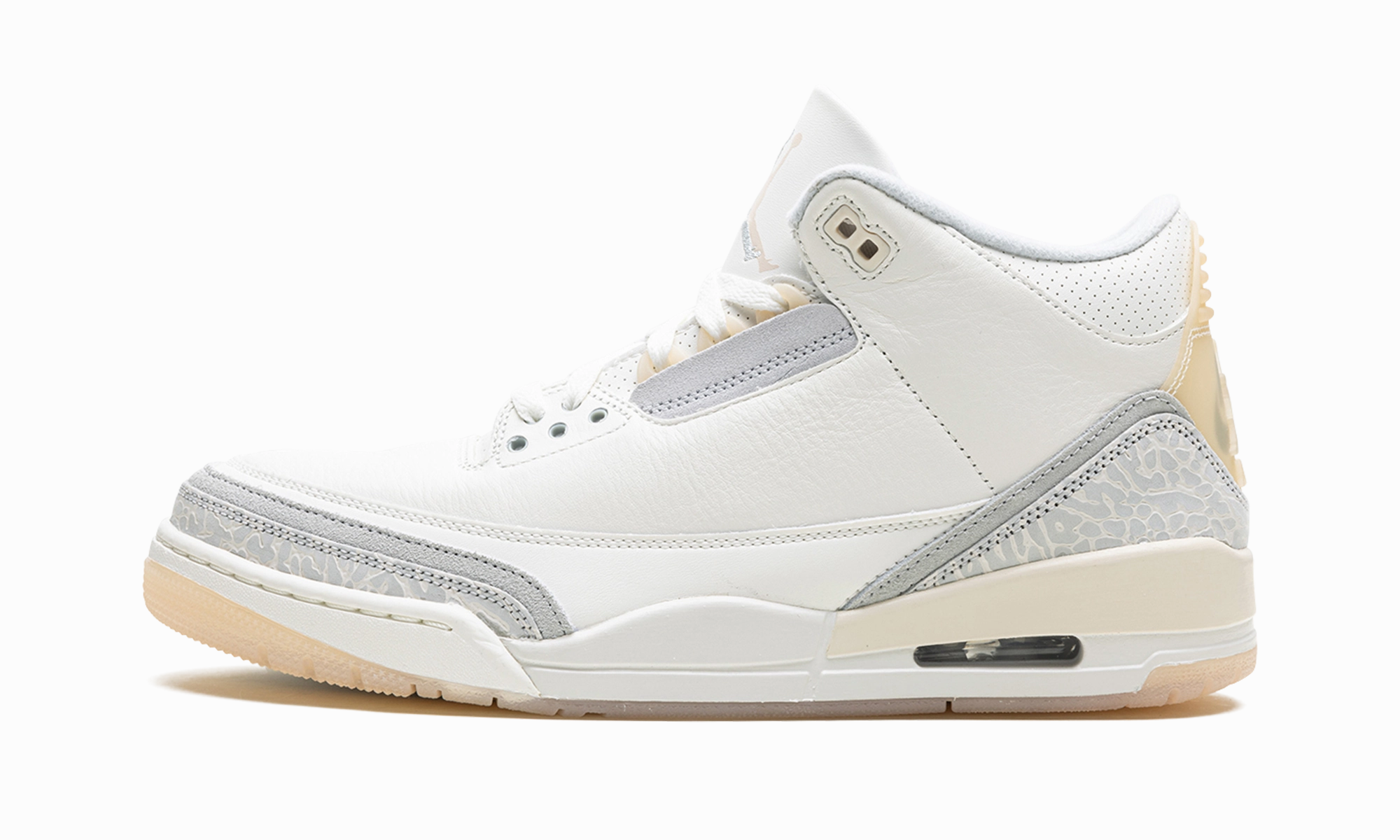 Air Jordan 3 Craft "Ivory" Boosted fit Comfortable Walking