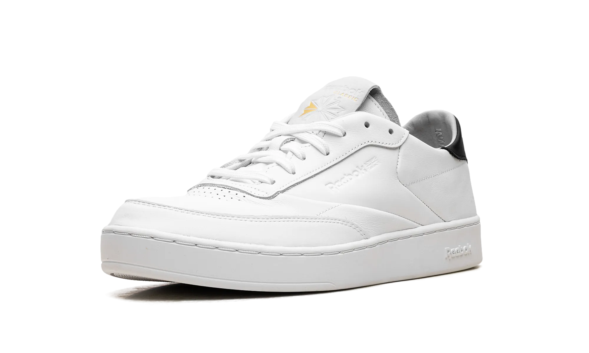 Club C Clean "White Black" Full Cushioning
