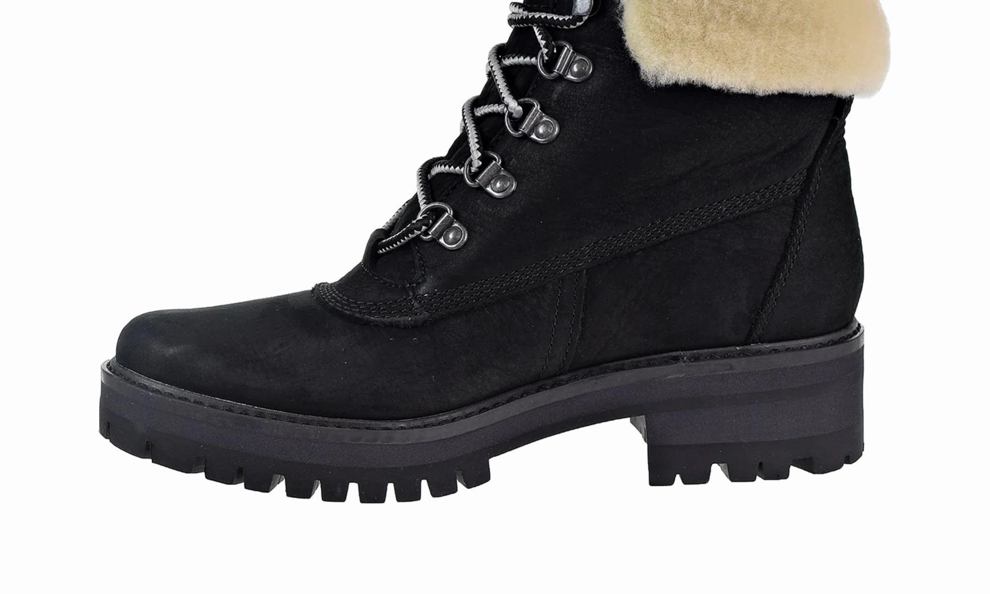 Comfort footbed Comfortable Touch Courmayeur Valley 6 Inch Shearling-Lined WMNS "Black"