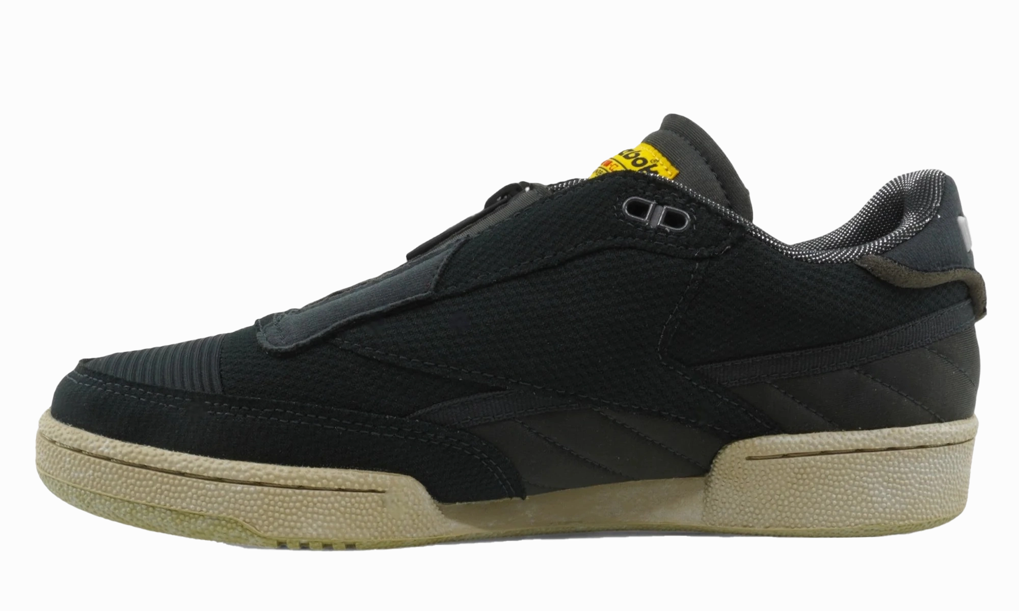 Textured bounce - return shoes Club C 85 Zip "Black"