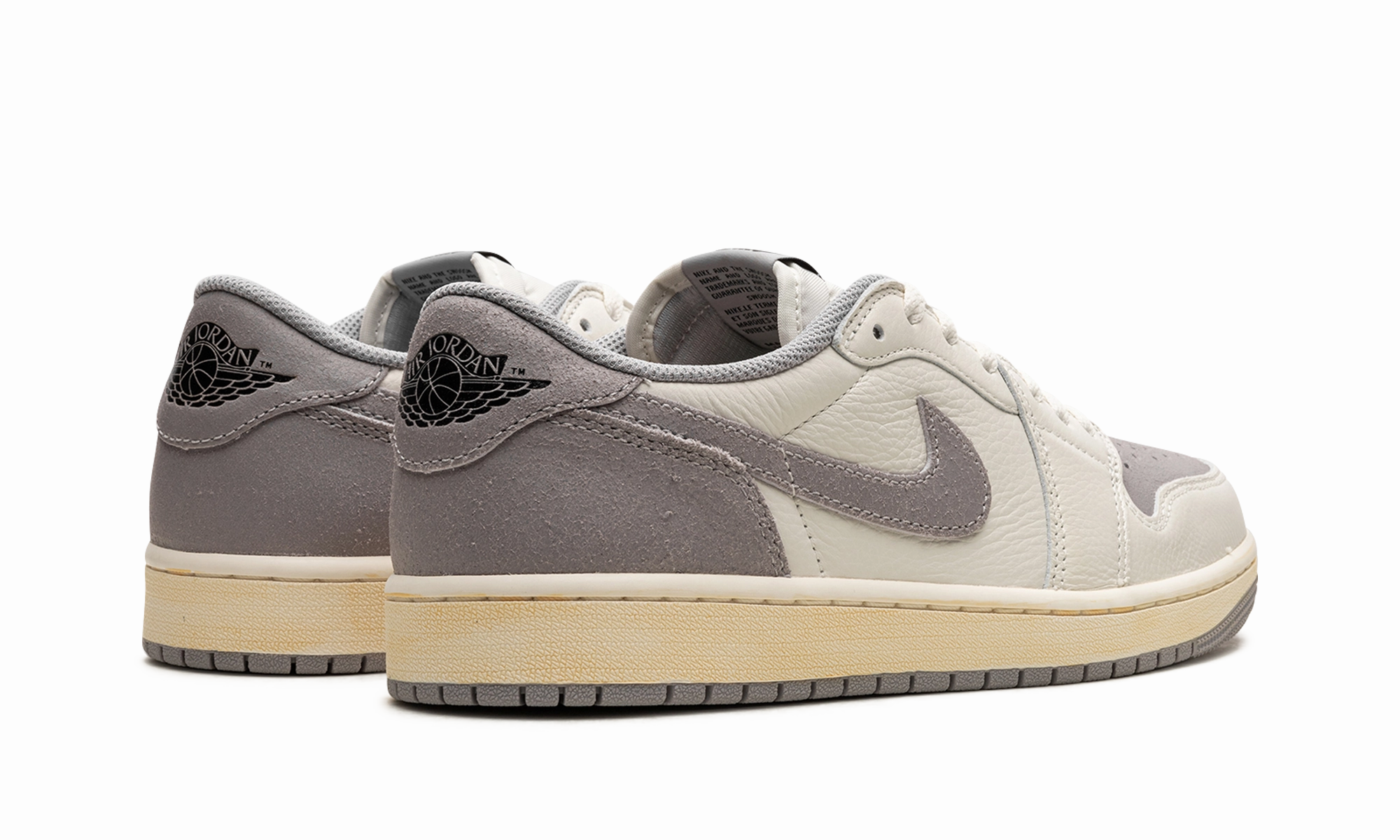 Daily Comfort Layered sole Air Jordan 1 Low EX "Atmosphere Grey"