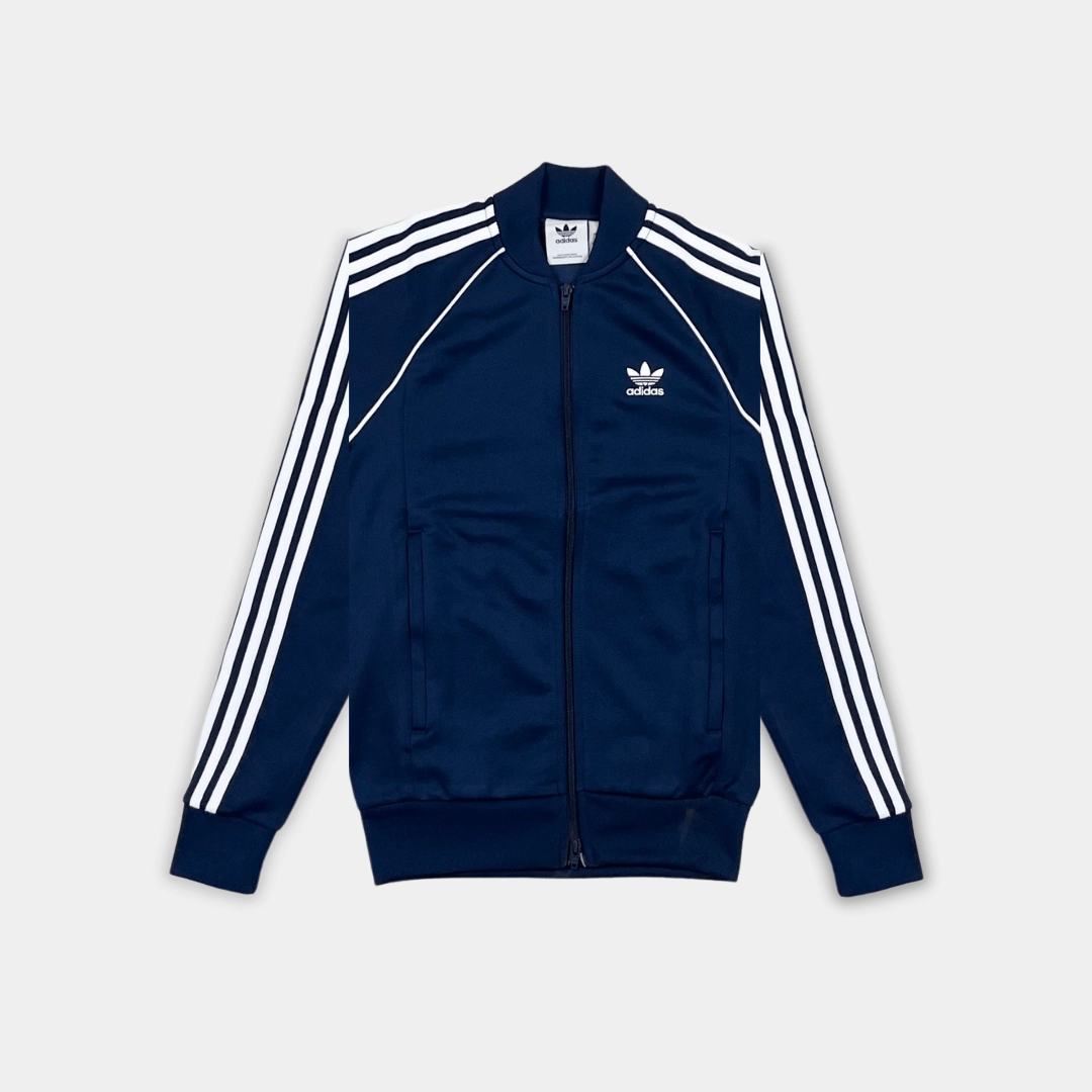 Durable piece Jump High Adidas SST Tracksuit - Navy