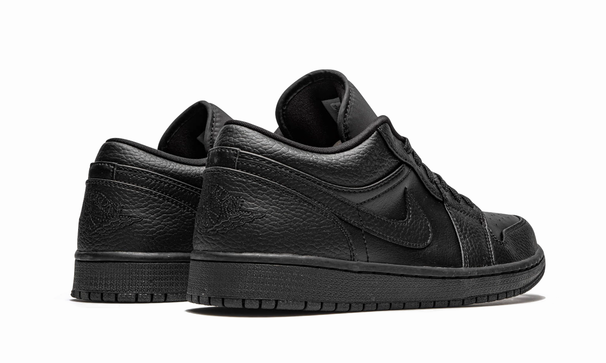 Air Jordan 1 Low "Triple Black" Padded materials Basketball Ready