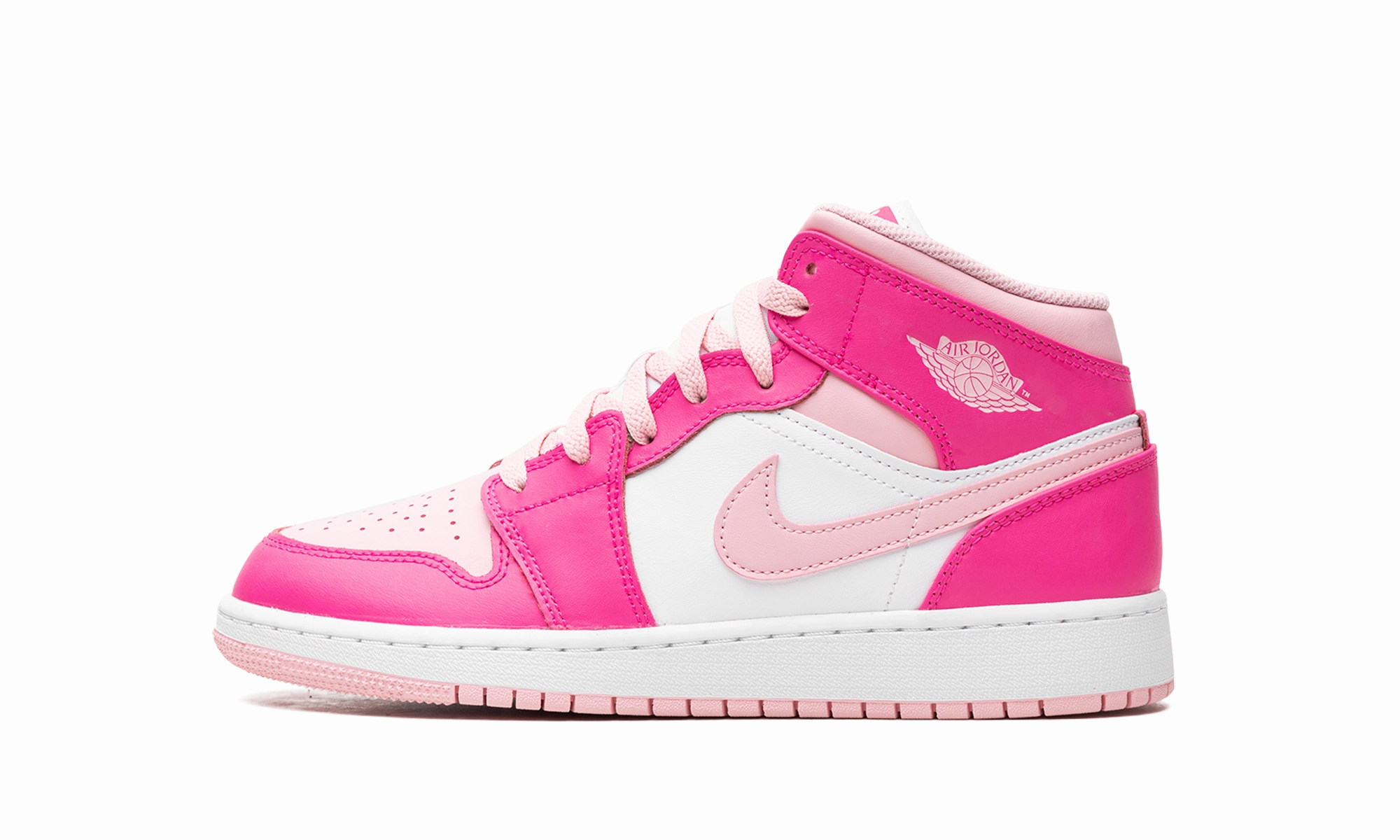 Quick Travel Air Jordan 1 Mid GS "Fierce Pink"