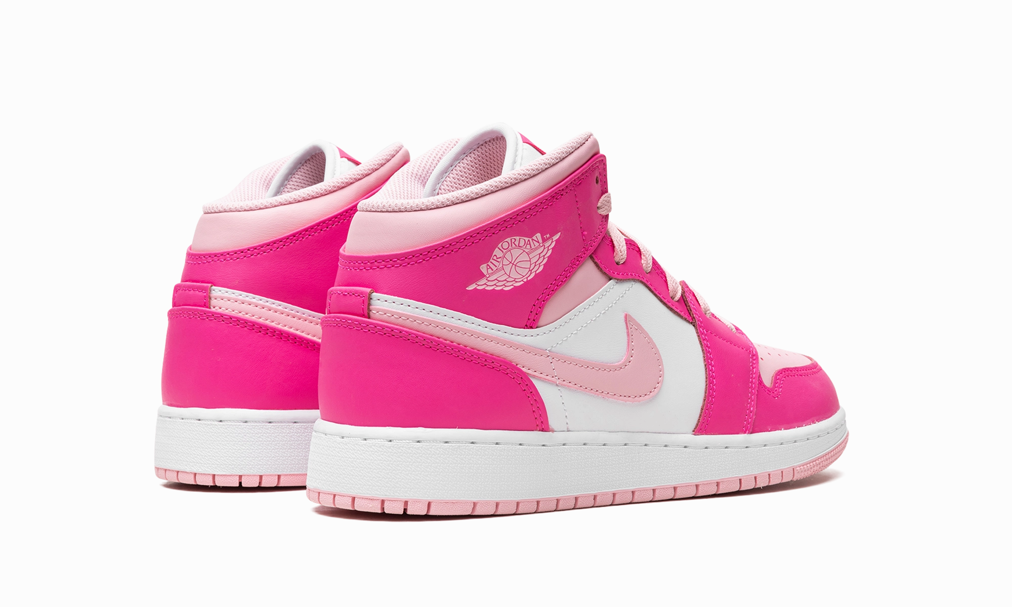 Slim performance Air Jordan 1 Mid GS "Fierce Pink"