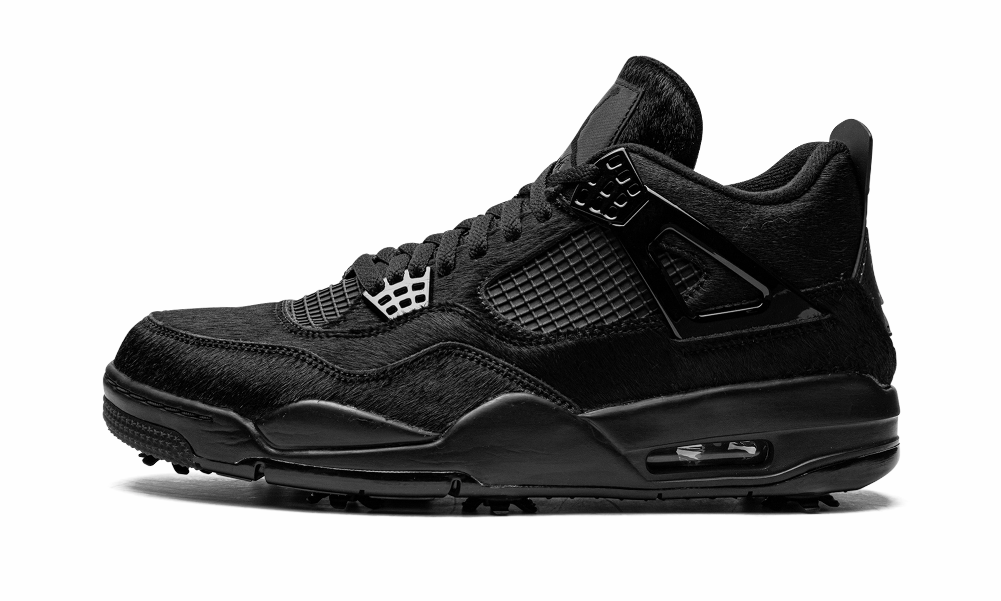 Retro-inspired performance Air Jordan 4 Golf "Black Cat"