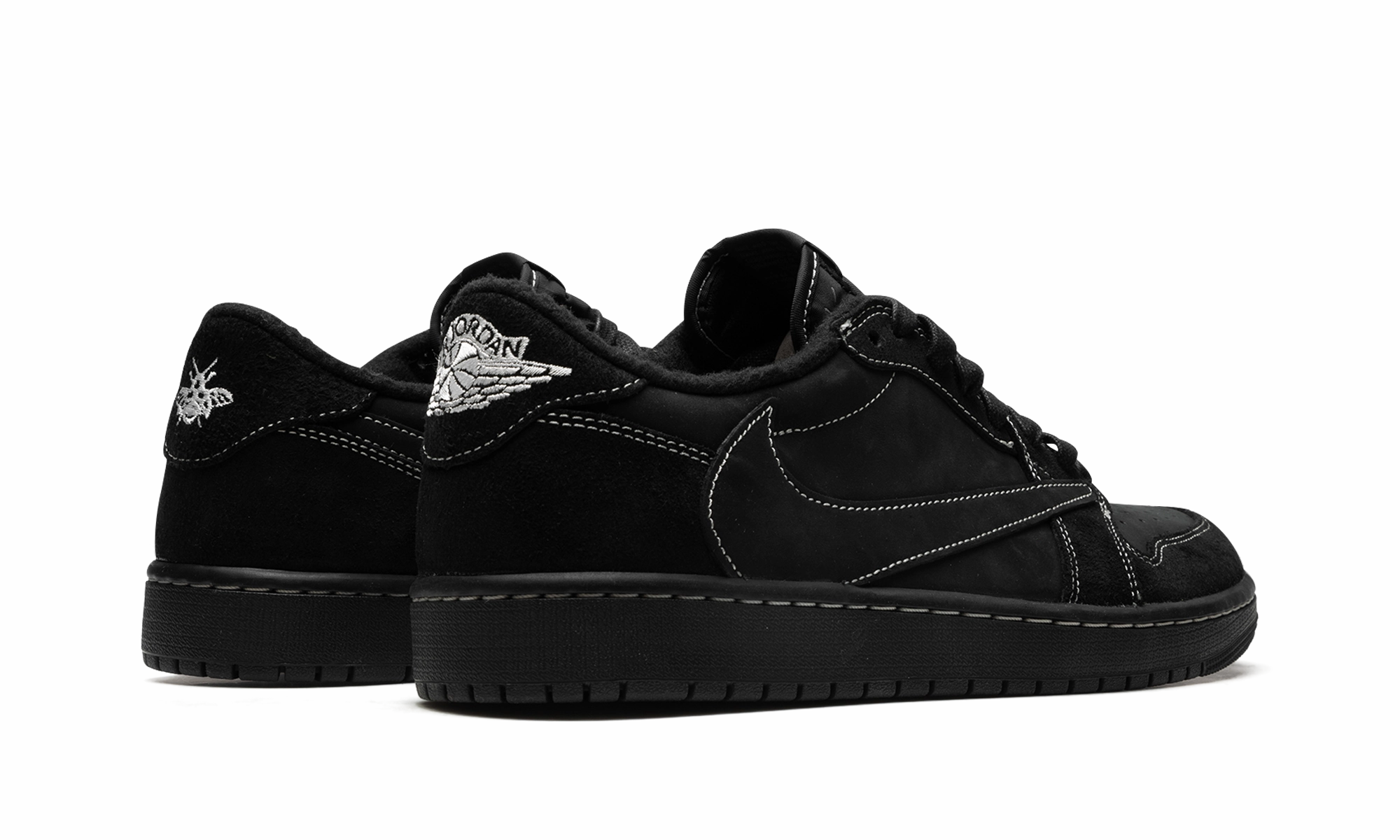 Air Jordan 1 Low OG SP "Travis Scott - Black Phantom" Sporty Style Trend-setting