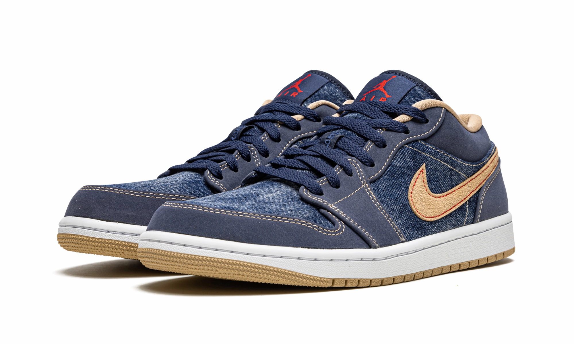 Mid Foot Air Jordan 1 Low SE "Denim"