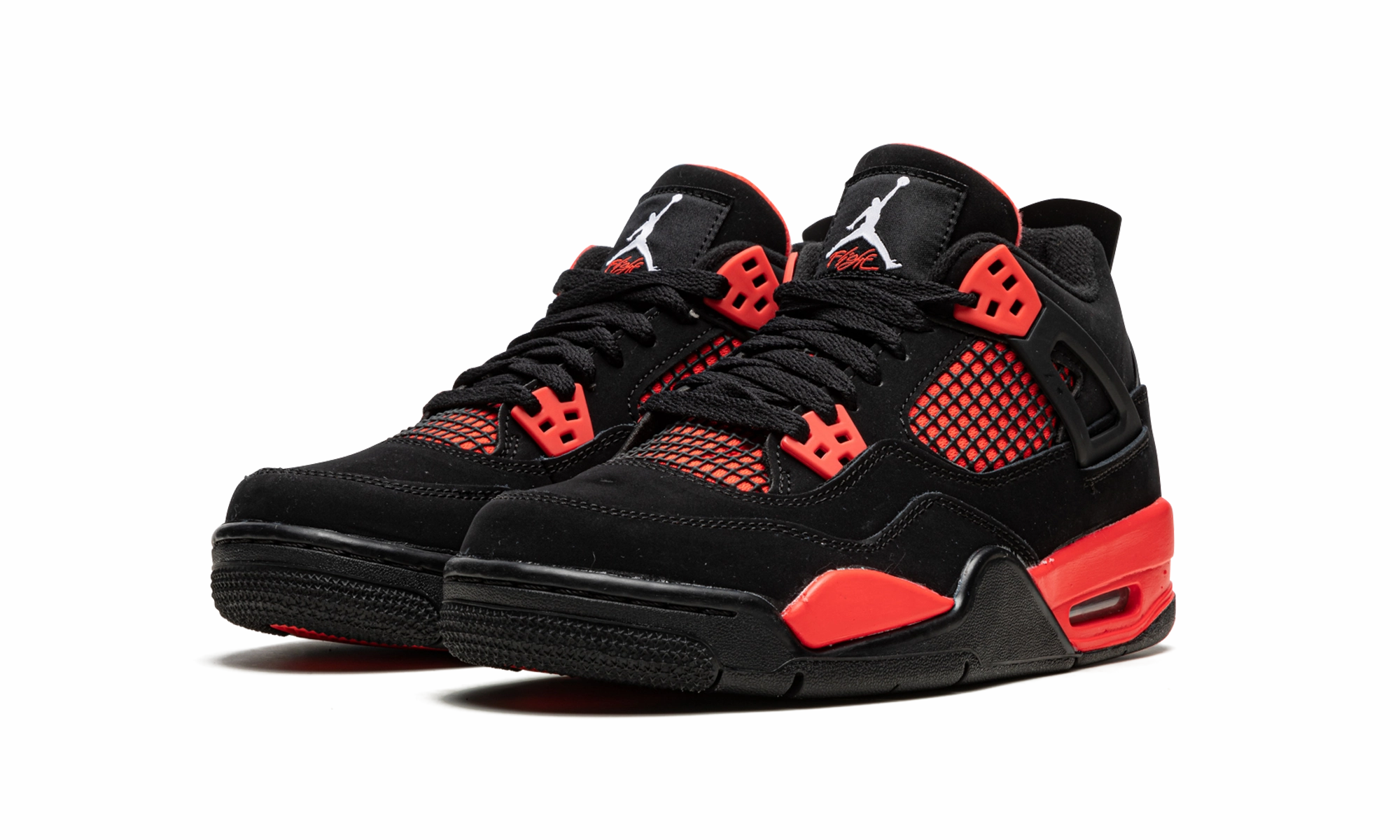 Air Jordan 4 Retro GS "Red Thunder" Distinctive flair
