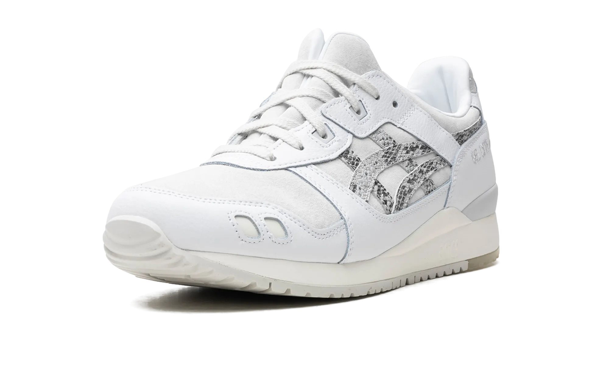 full - length midsole running shoes Cushioned Insole Shoes Atmos x Gel Lyte 3 OG "White Python"