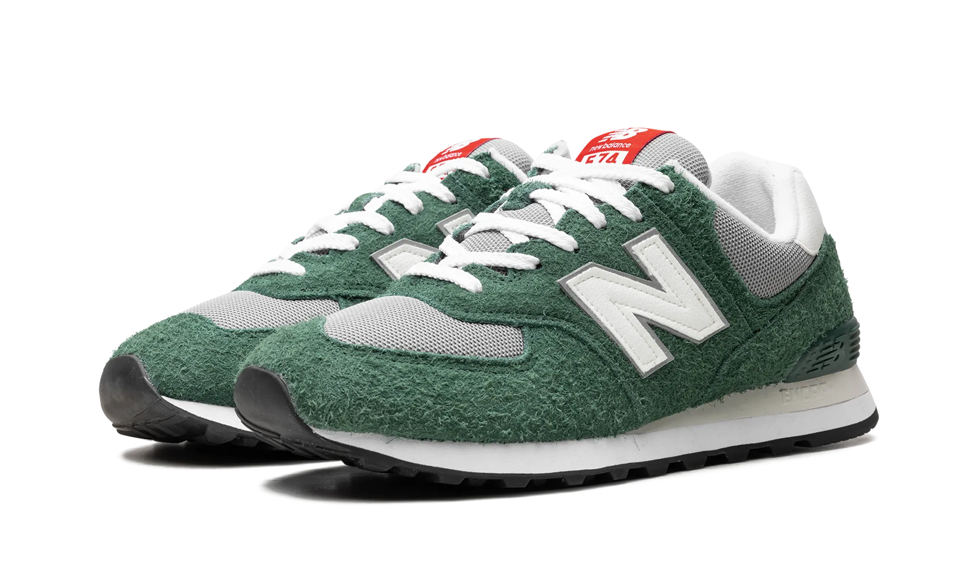 574 "Nightwatch Green Sea Salt" gel insole shoes shooting shoes