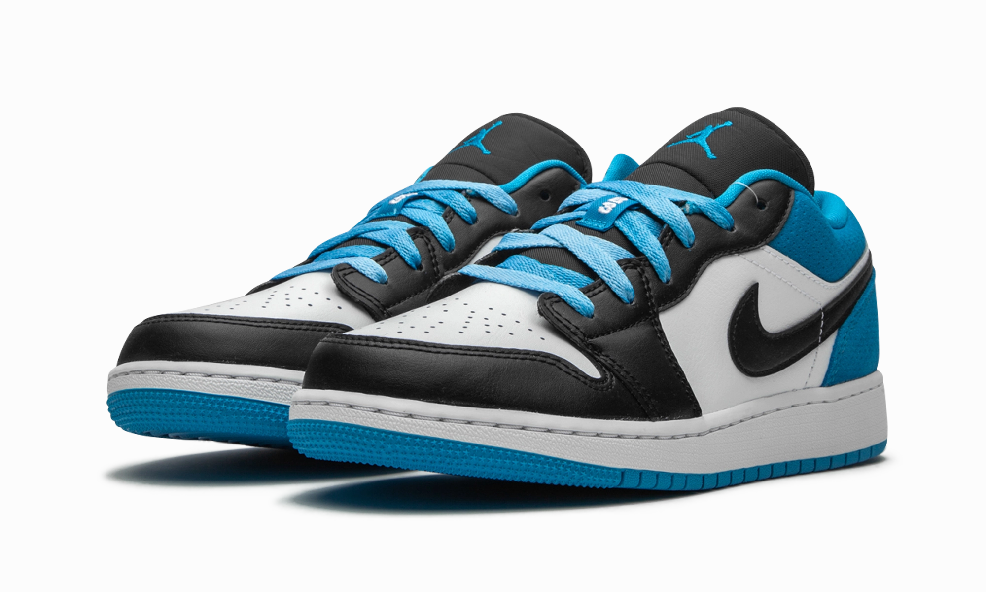 Breathable touch Air Jordan 1 Low SE GS "Laser Blue"