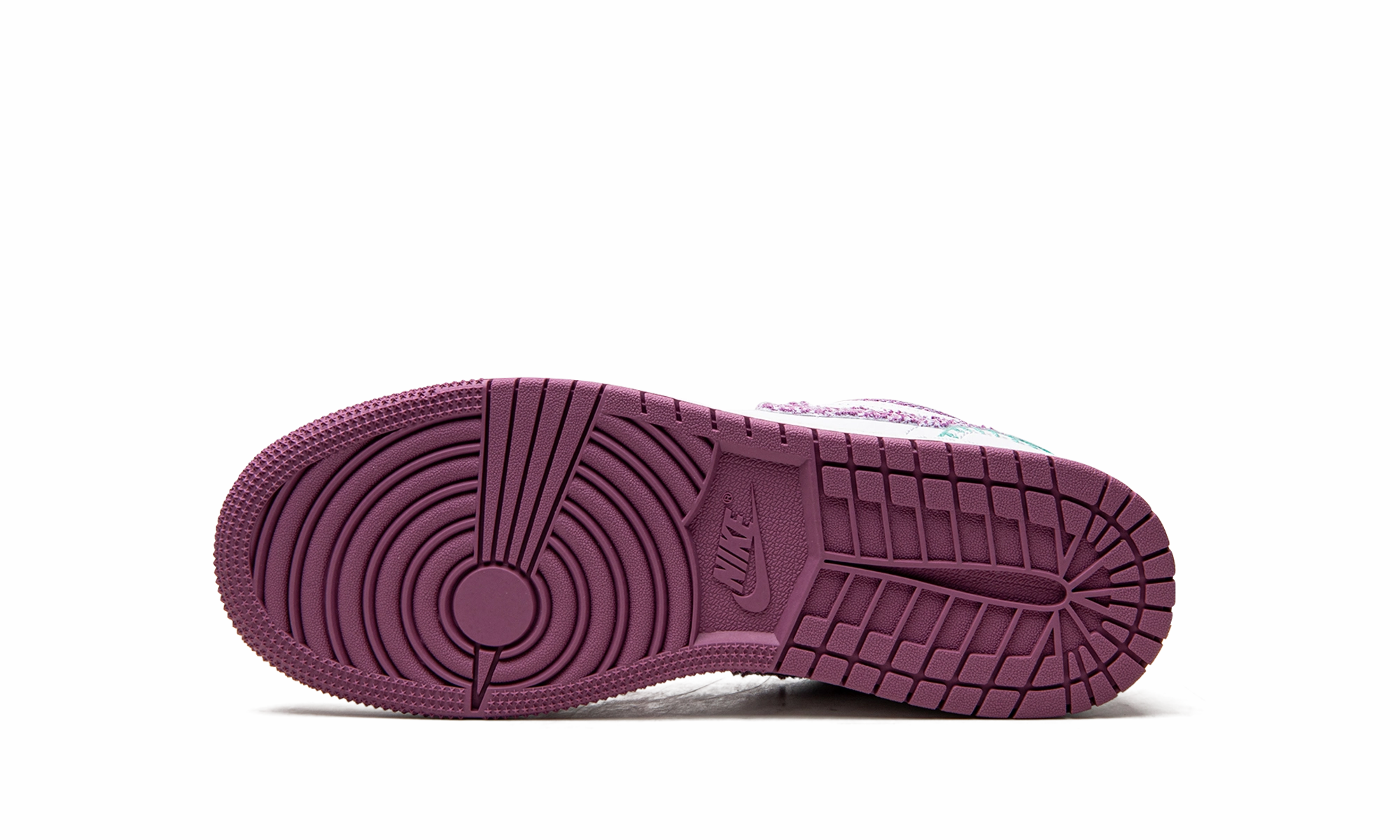 Speedy Fit All-Weather Comfort Jordan 1 Low GS "White Light Bordeuax"