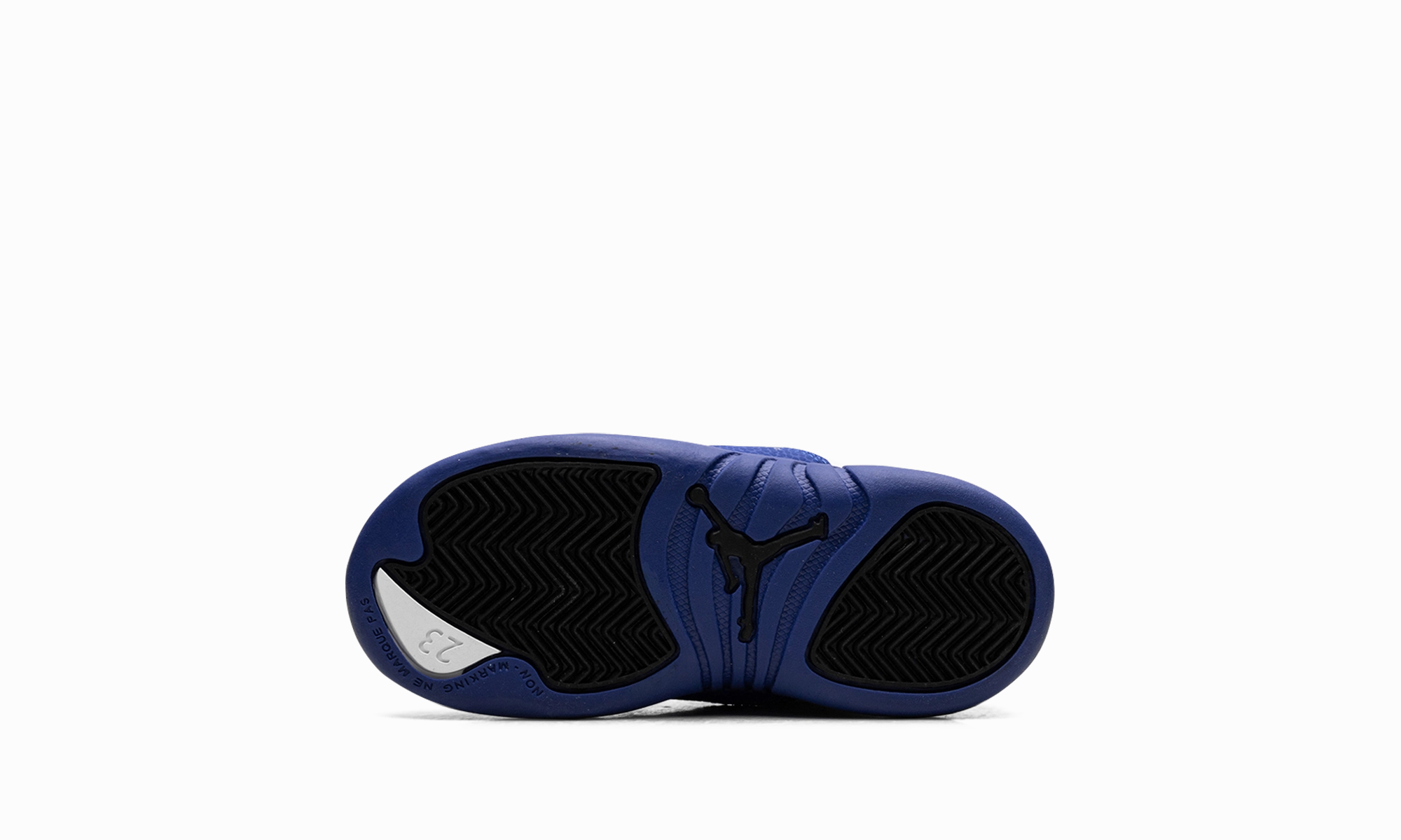 Air Jordan 12 TD "Wizards" running in a desert area