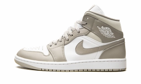 Air Jordan 1 Mid "Linen / College Grey" Durable durability