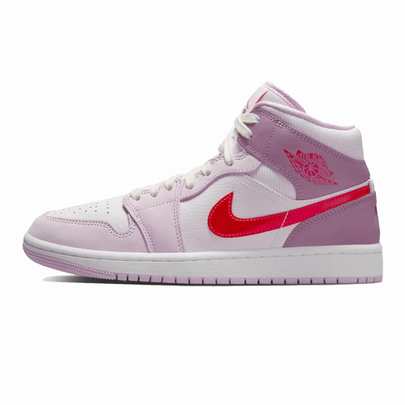 running endurance training running gait analysis Air Jordan 1 Mid Valentine's Day