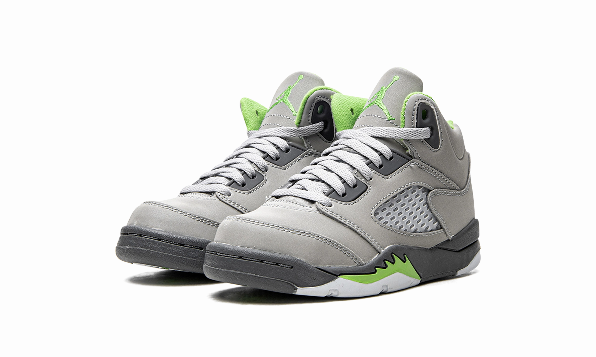 Air Jordan 5 Retro PS "Green Bean" running with friends shoes