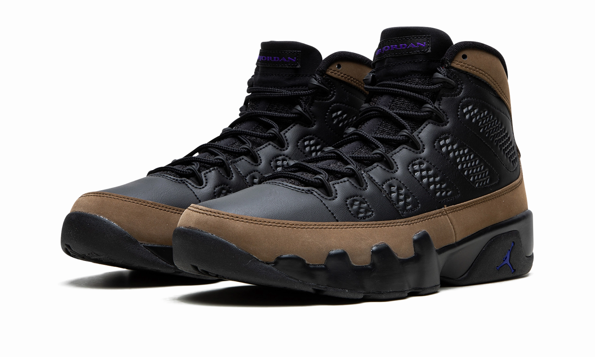 Air Jordan 9 "Olive Concord" maximalist - feature shoes Trail Blazing