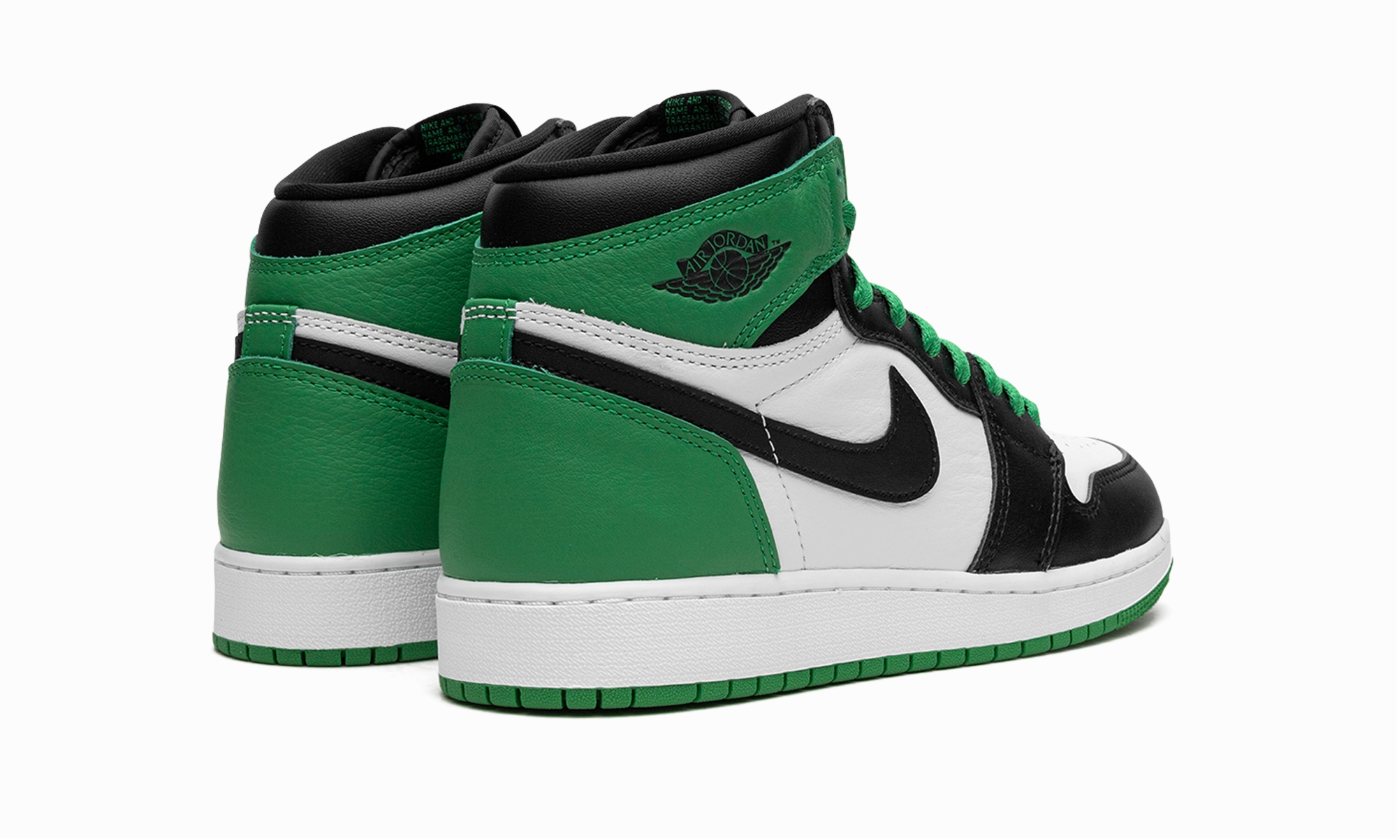 Structured Shoe Walking Power Air Jordan 1 GS "Lucky Green"