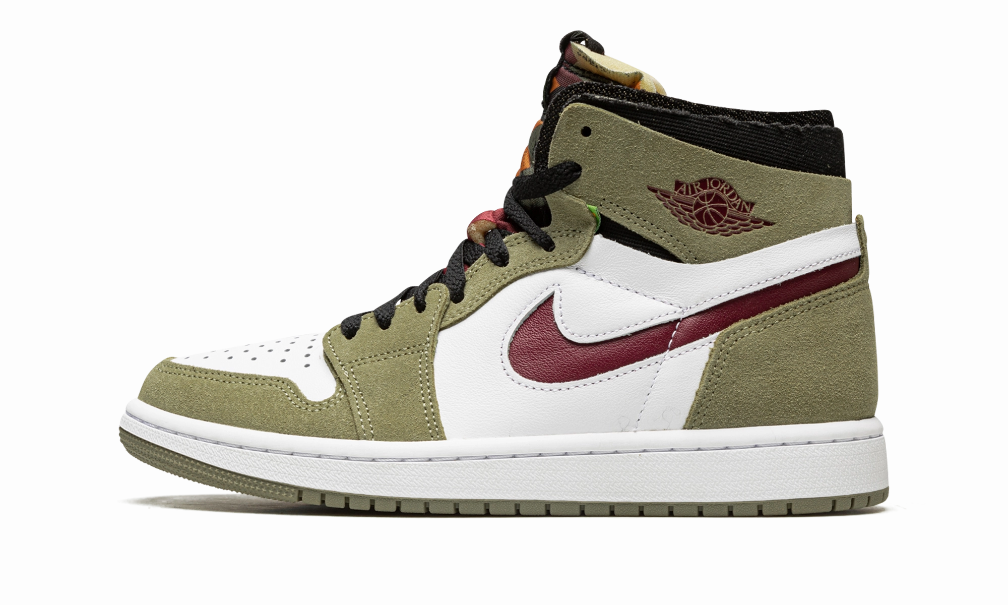 Air Jordan 1 Zoom CMFT "Neutral Olive" Effortless Wear Style Play
