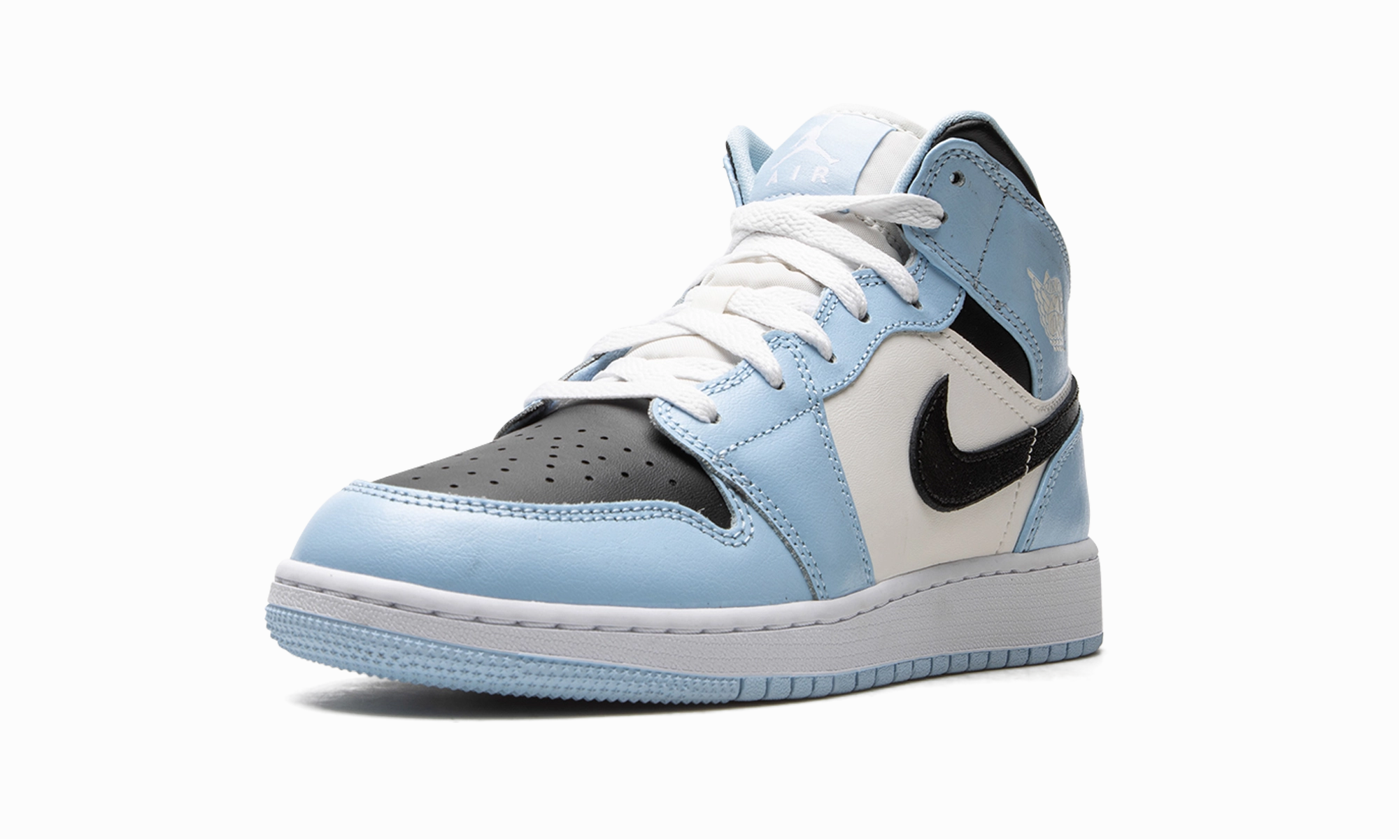 Performance Sole Air Jordan 1 Mid GS "Ice Blue"