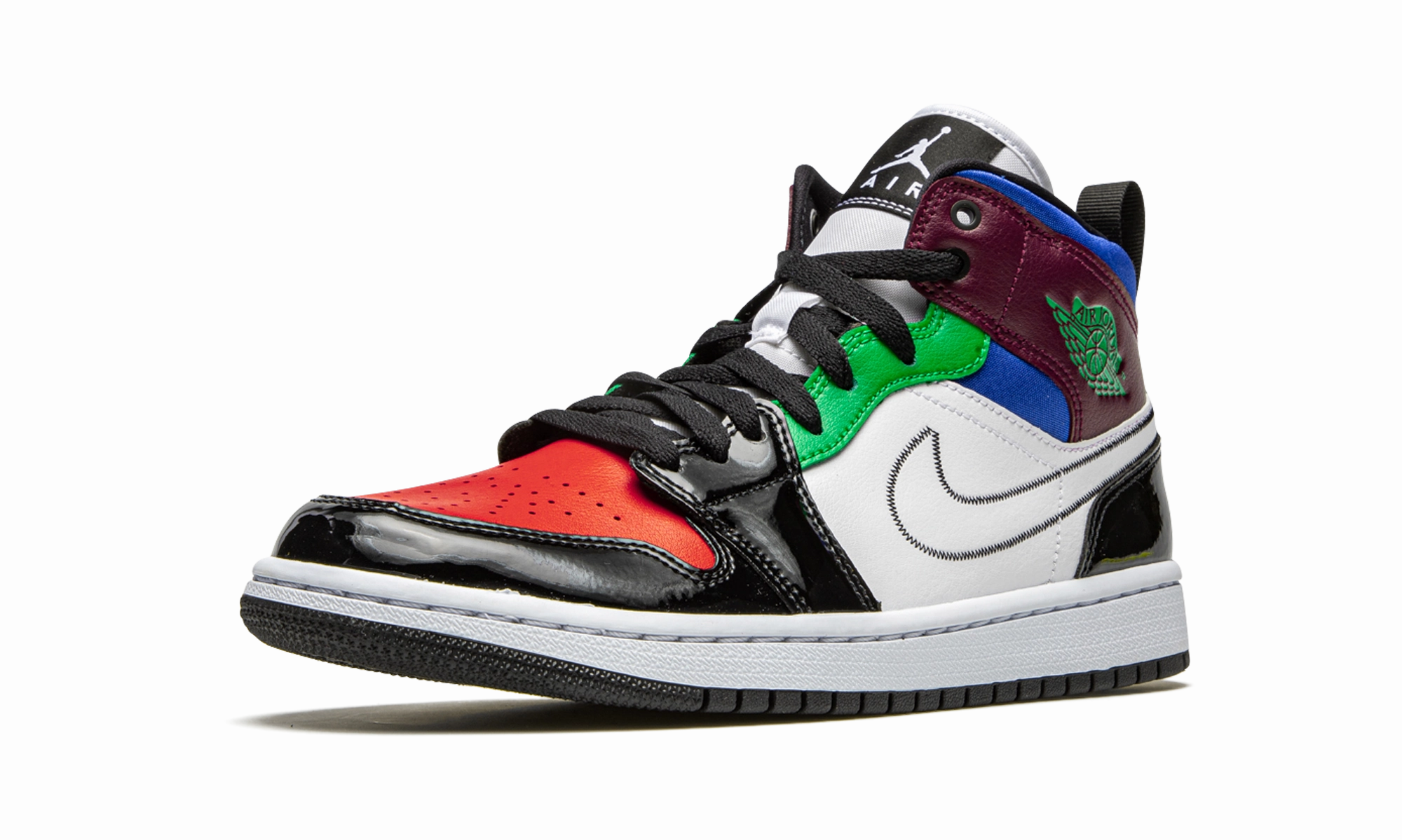 AIR JORDAN 1 MID SE WMNS "Multicolor" Enhanced Fit